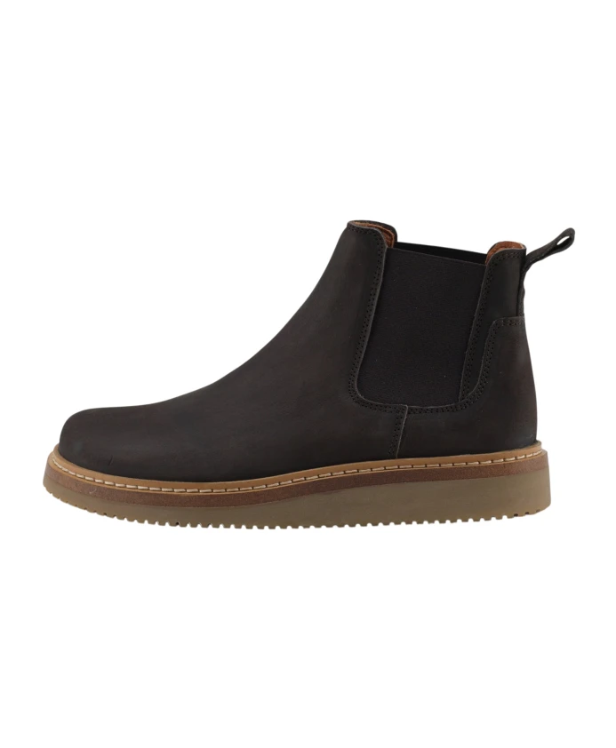 Сапоги из нубука "бизон" серого цвета Nature Footwear, коричневый