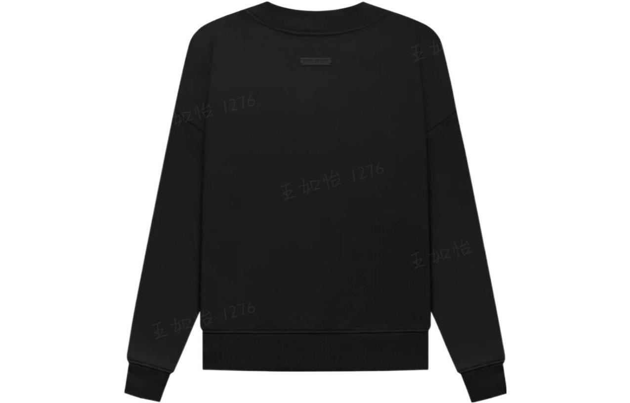 Свитшот с принтом Eternal Slogan Fear Of God, черный — фото 4
