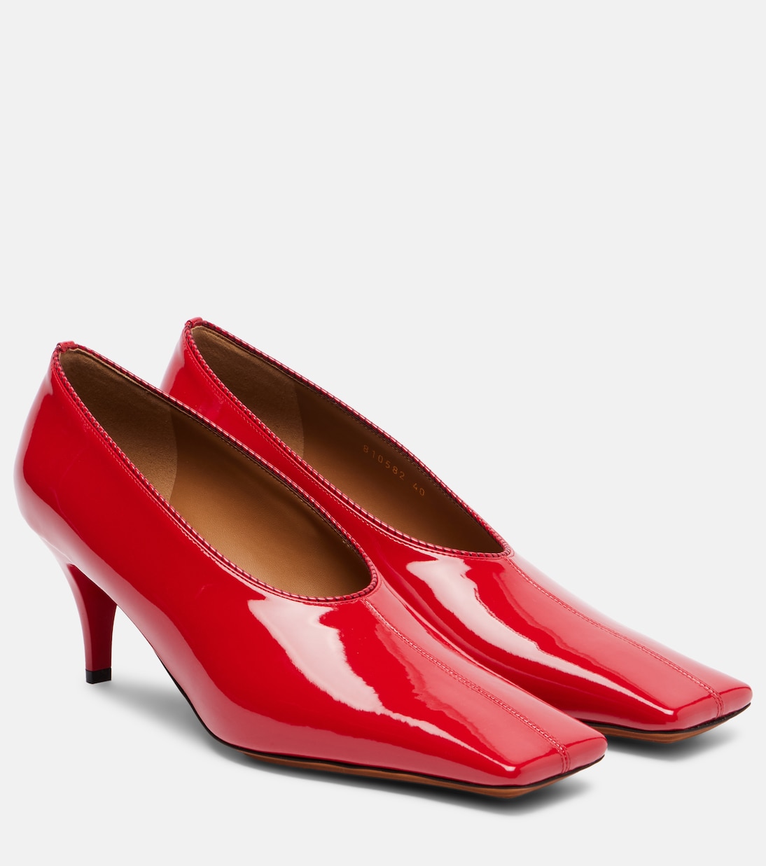Туфли из искусственной кожи Stella McCartney, красный
