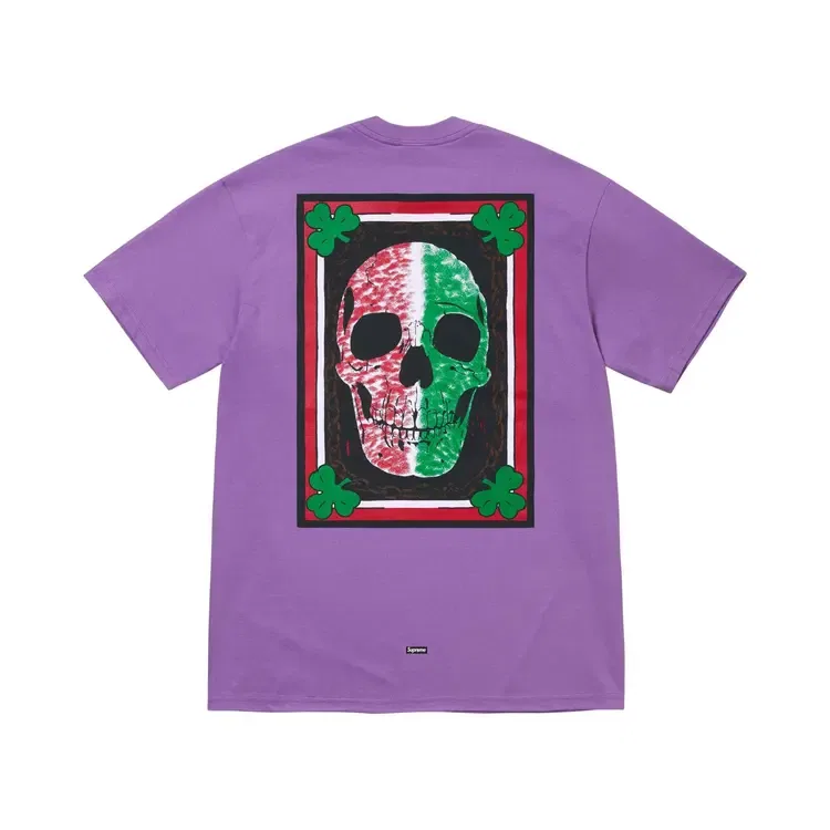 Футболка Supreme x Mike Kelley Banner Tee, фиолетовый — фото 2