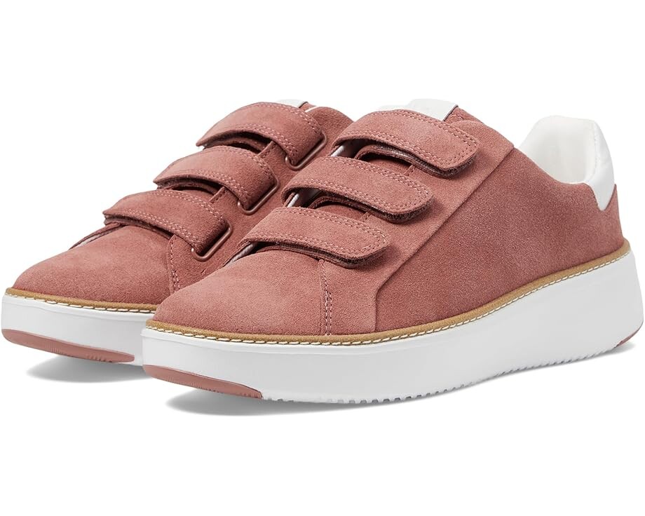 

Кроссовки Cole Haan Grandpro Topspin Triple Strap Sneakers, цвет Rouge Suede/Whi