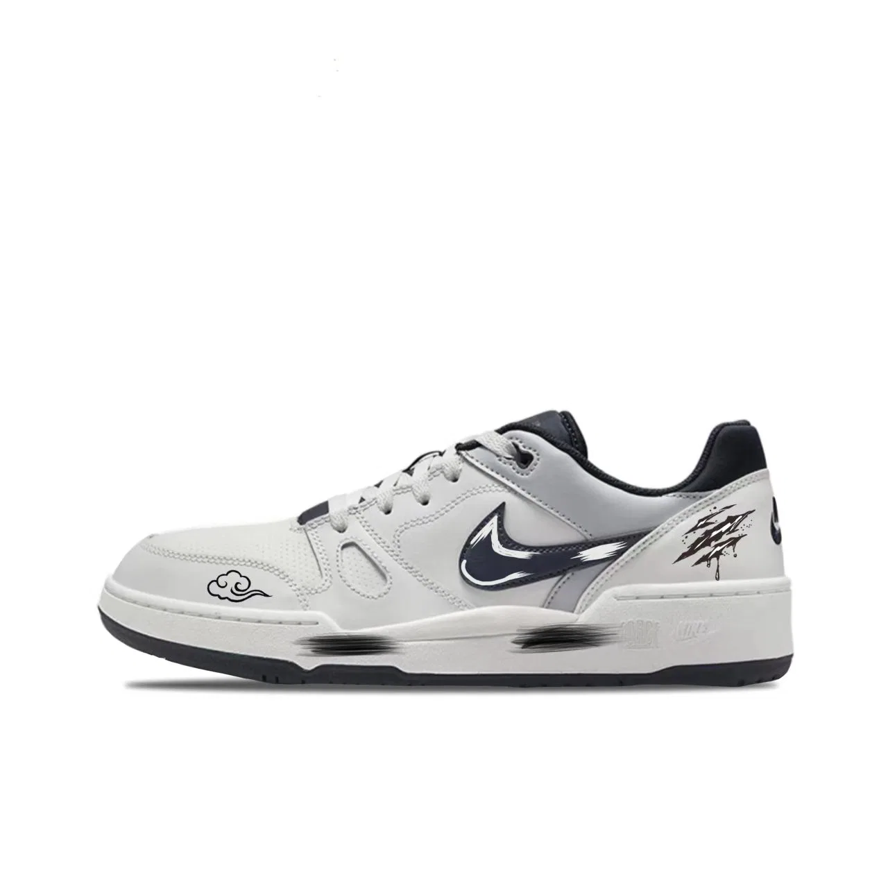Кроссовки скейтбординг низкие Nike Black White