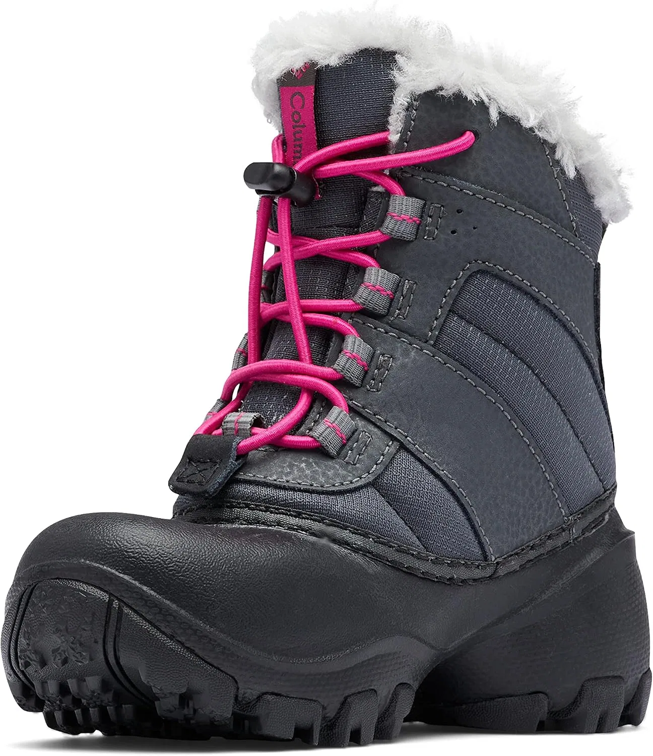 Детские водонепроницаемые ботинки Rope Tow™ III Columbia, Dark Grey/Haute Pink — фото 2