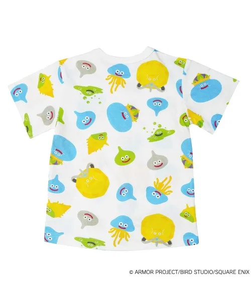 Детская футболка с принтом Slimes Dragon Quest Baby & Kids, Белый — фото 4
