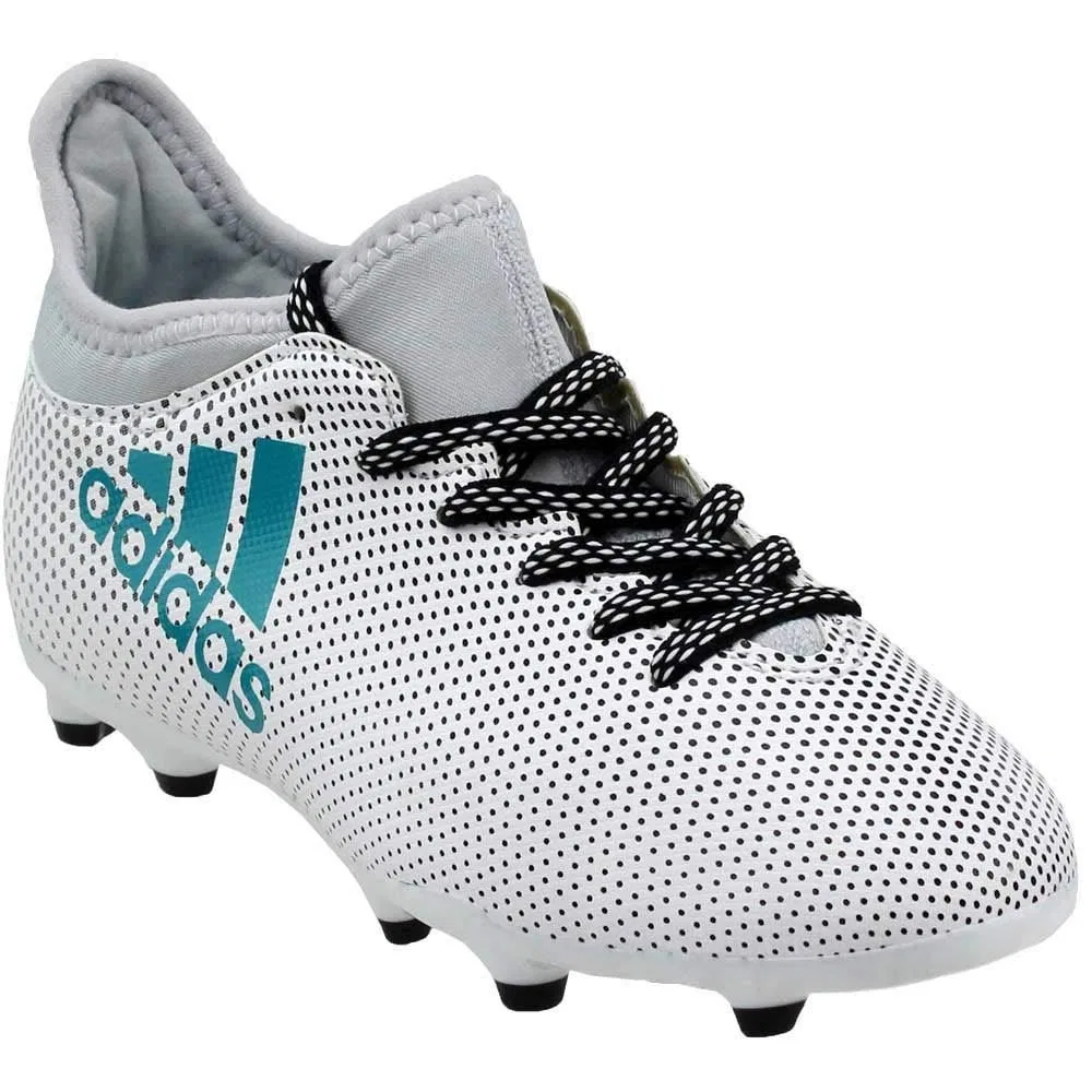Детские футбольные бутсы для мальчиков Techfit Compression X 17.3 Fg J Adidas, Black Solar Red Solar Orange — фото 2