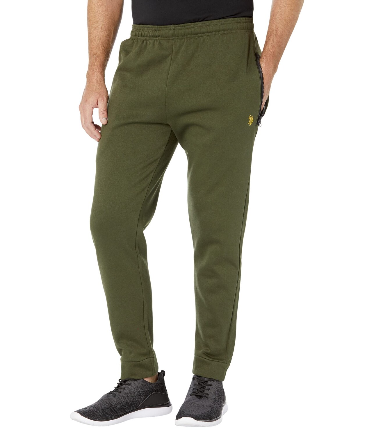 

Брюки U.S. POLO ASSN., Zip Pocket Fleece Pants, Серый, Брюки U.S. POLO ASSN., Zip Pocket Fleece Pants