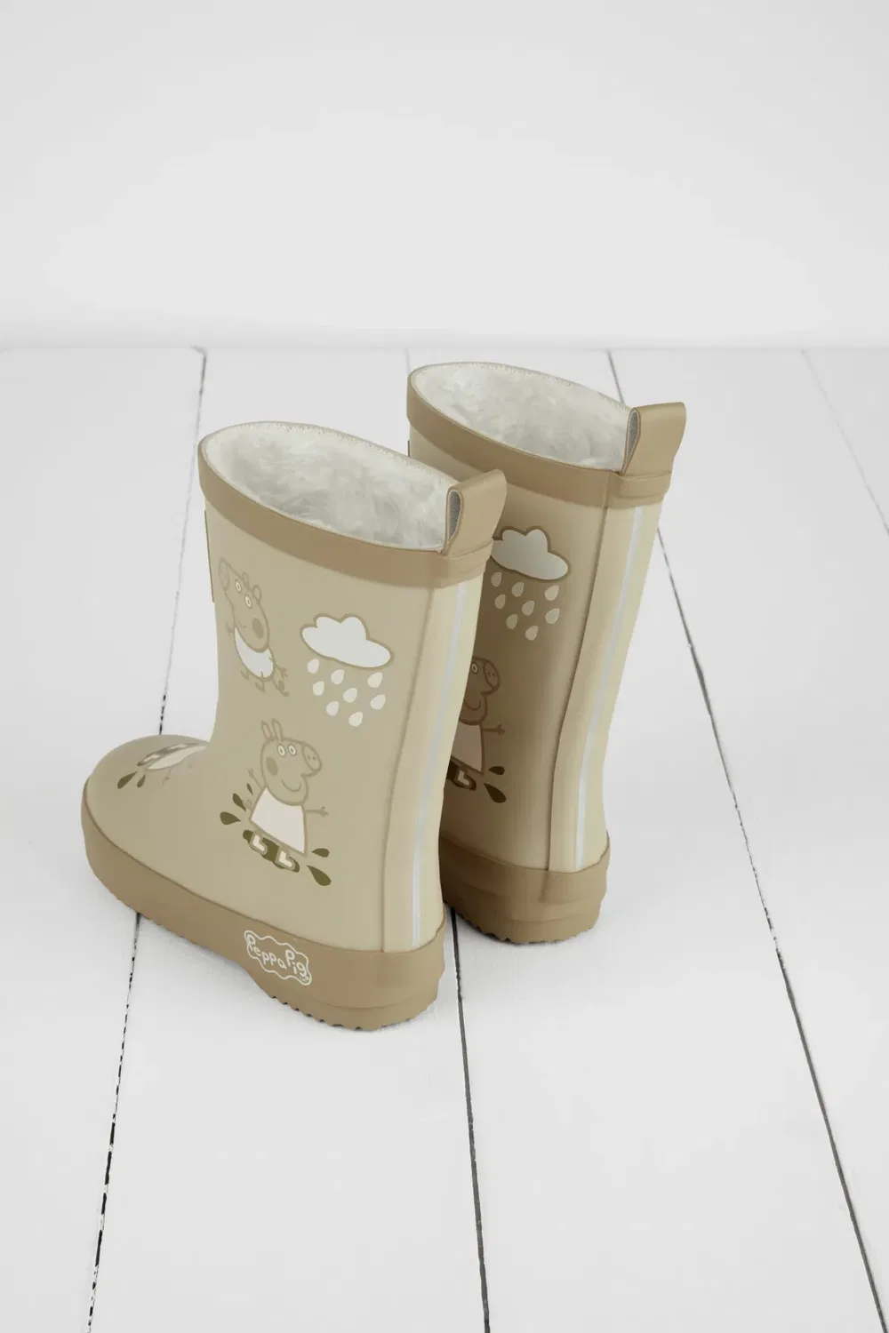 Детские резиновые сапоги Peppa Pig Colour Changing Wellies Grass & Air, Stone — фото 3