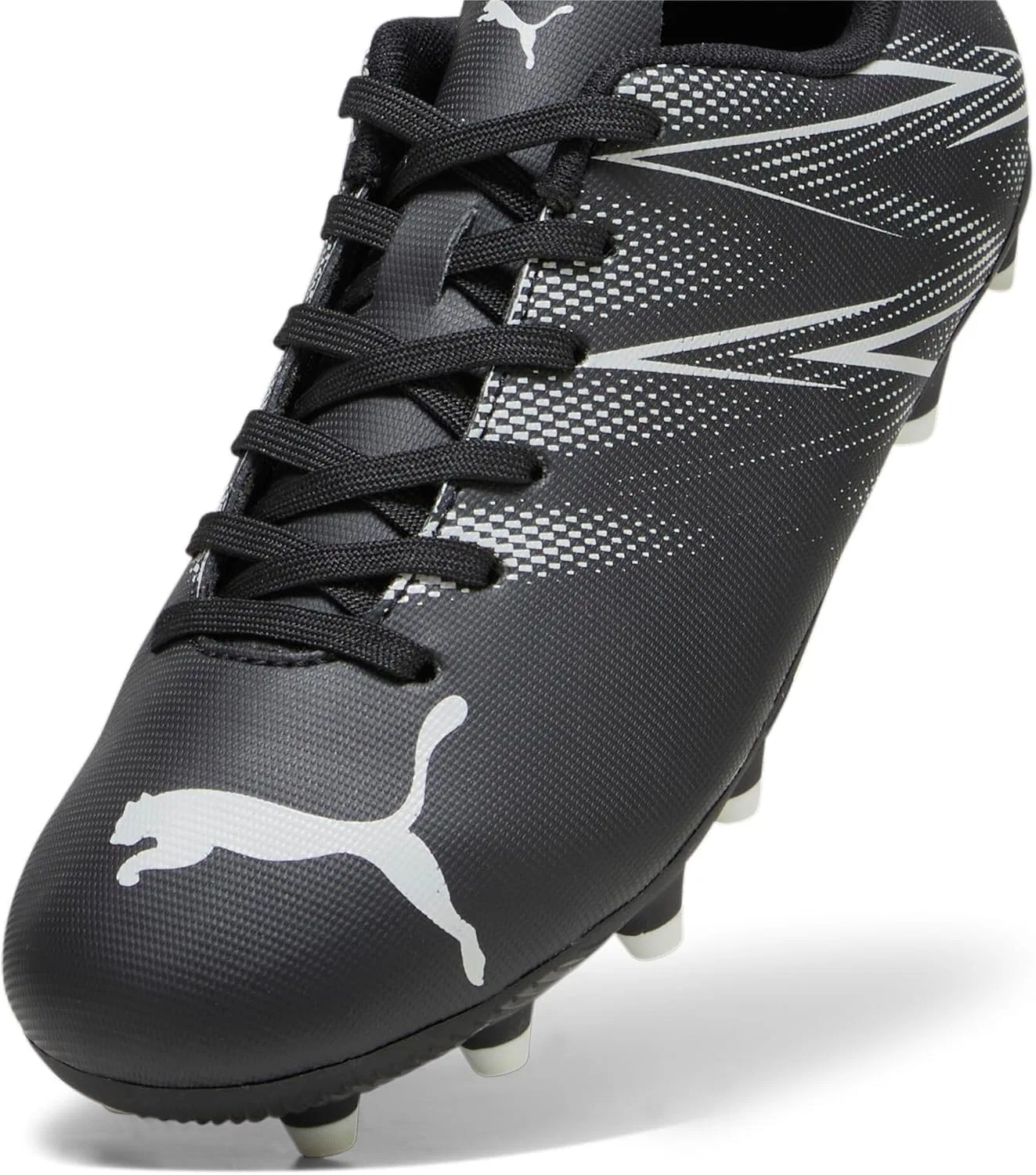 Детские кроссовки для девочек Attacanto PUMA, Puma Black-Silver Mist — фото 4