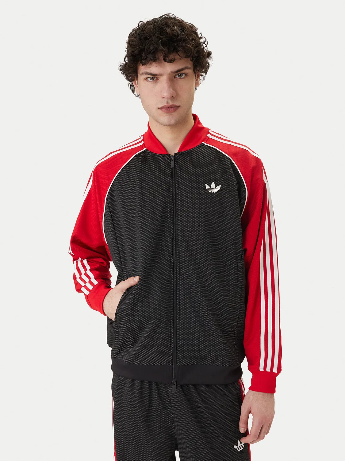 Мужской свитшот свободного кроя adicolor Adidas, черный