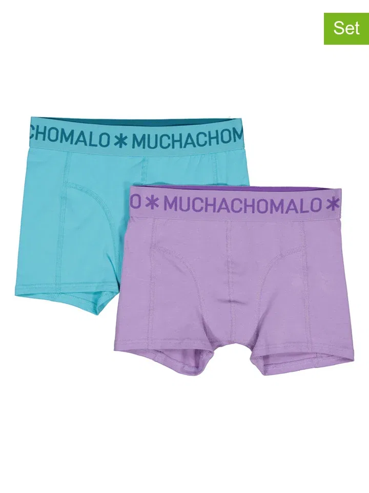 Боксеры комплект из 2 штук Muchachomalo, фиолетовый