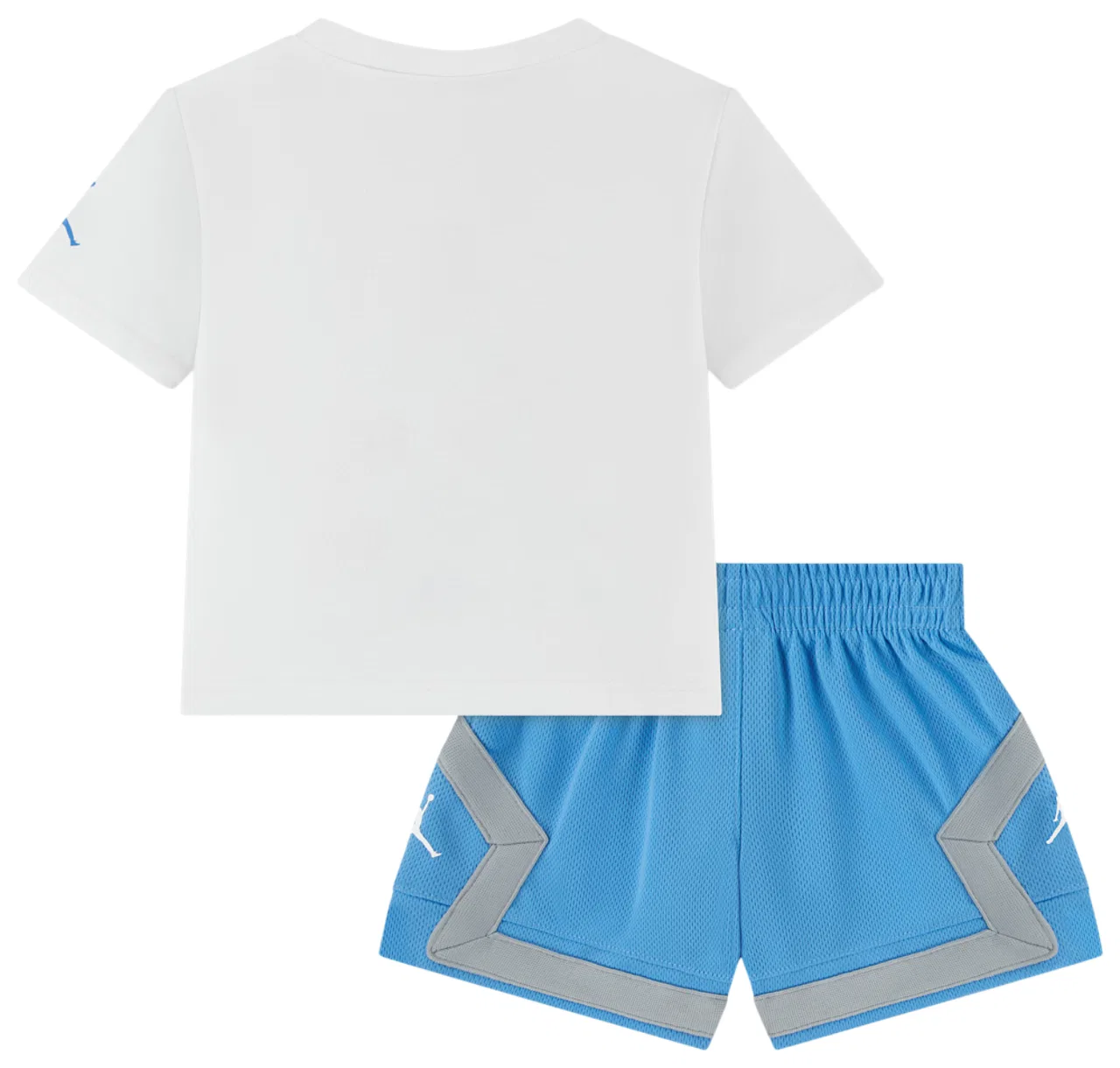 Детский комплект футболка и шорты Dynasty Patch Jordan, цвет White/University Blue — фото 2