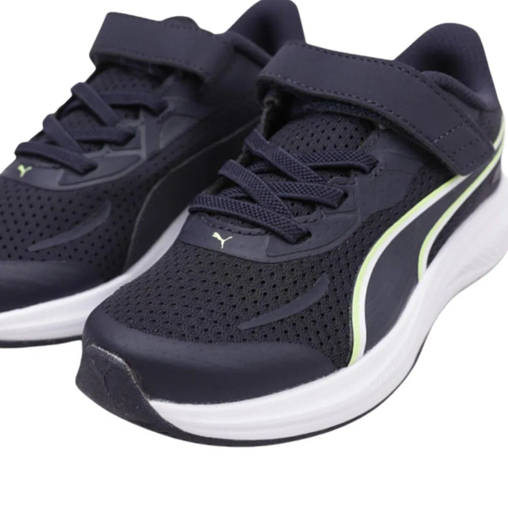 Детские кроссовки Puma 312414-03, Navyblau Schwarz — фото 3