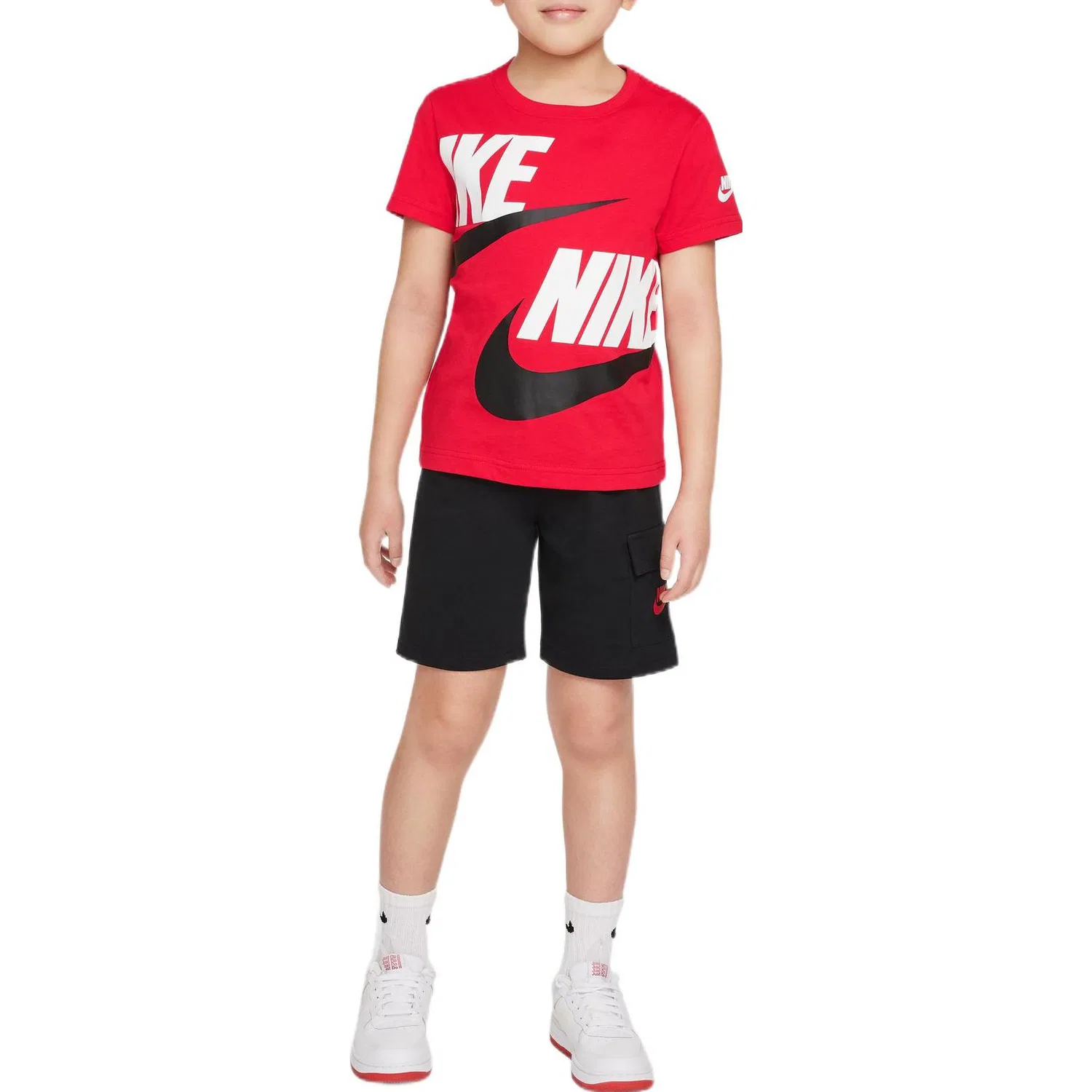 Детский спортивный комплект из двух предметов Nike, цвет Red/Black — фото 3