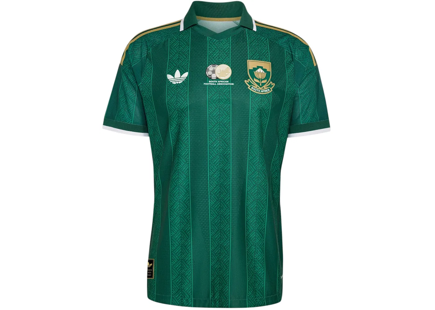 Мужская футбольная джерси Adidas South Africa 26 Away Authentic Jersey, Team Dark Green/Team Green