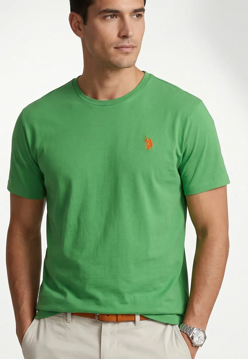 Футболка - базовая футболка U.S. Polo Assn., Mint