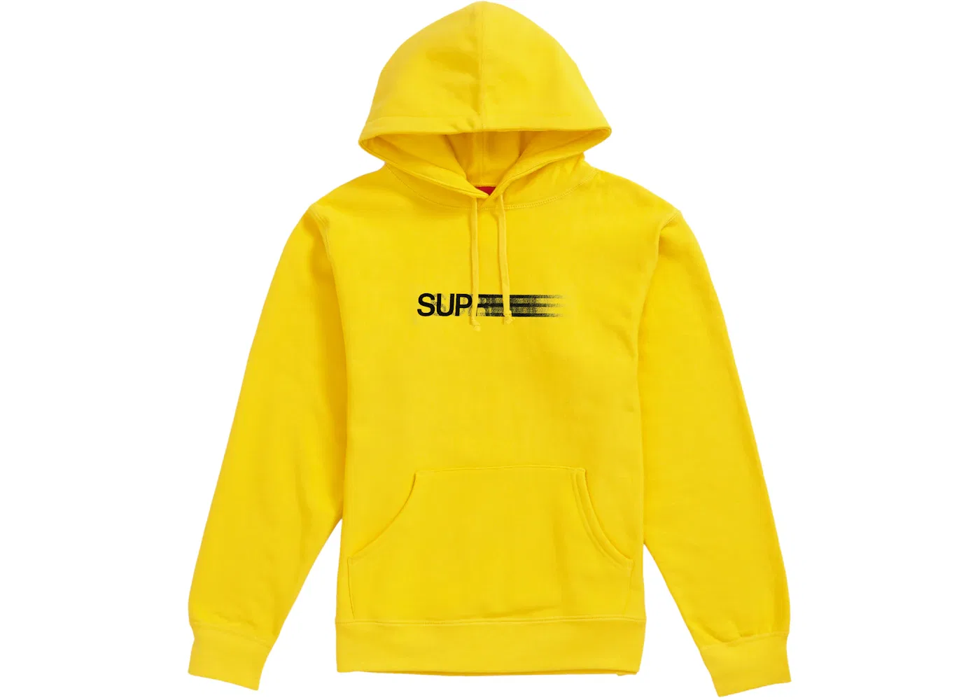 Мужской худи с принтом Motion Logo Supreme, Lemon