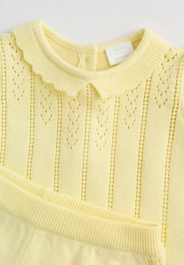 Комплект из футболки и шорт, хлопок, Set, Next, Yellow, желтый — фото 4