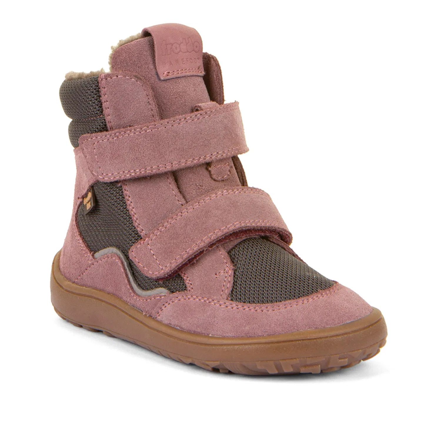 Детские зимние ботинки с TEX-мембраной froddo, Grey-Pink