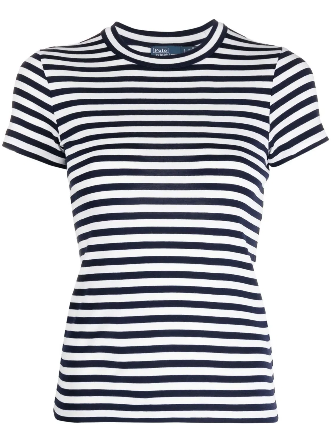 Polo Ralph Lauren Футболка в полоску, рубчатая, синяя