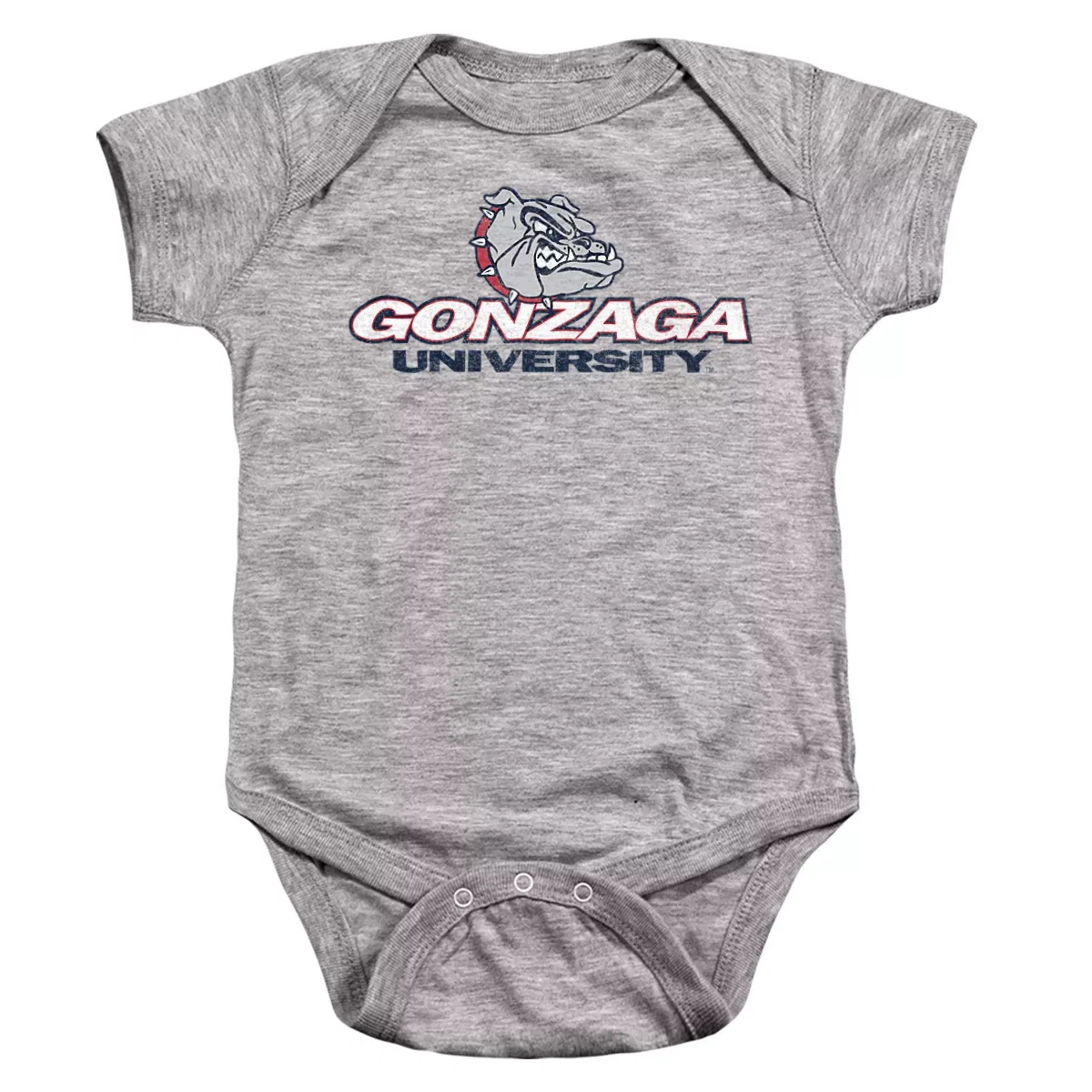 Детское боди-комбинезон с коротким рукавом NCAA, Athletic Heather