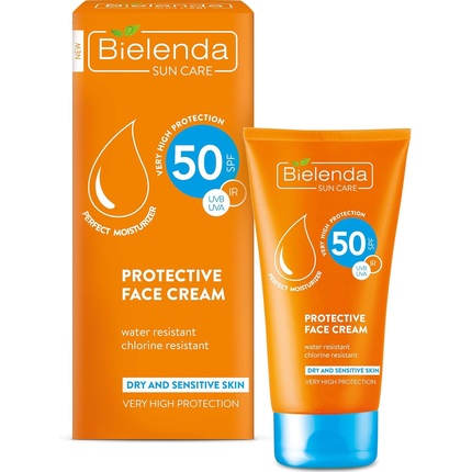 

Солнцезащитный крем с высокой степенью защиты SPF 50 50 мл Bielenda