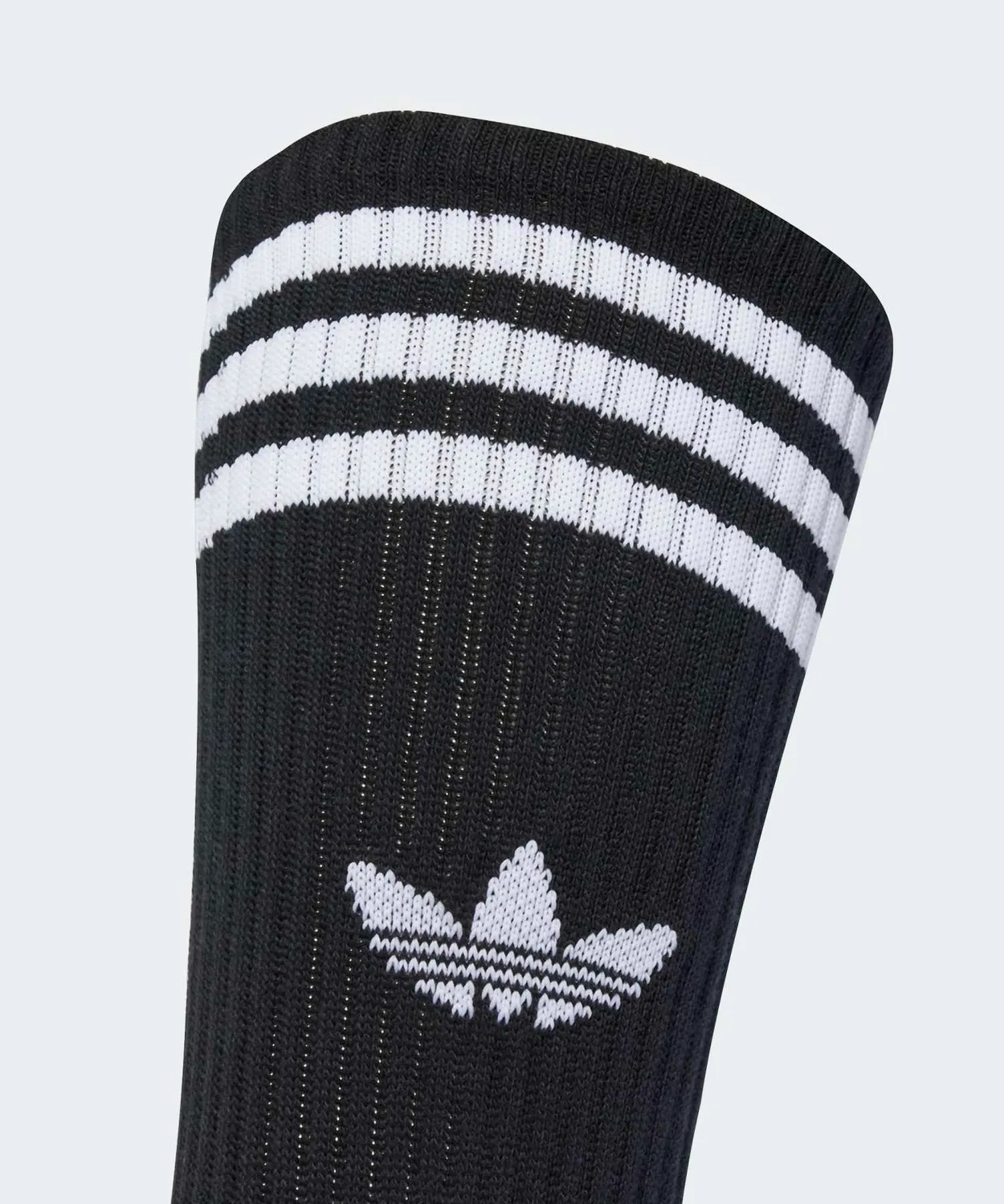 Мужские носки высокие с тремя полосками, комплект из 3 пар Adidas Originals, Black — фото 3