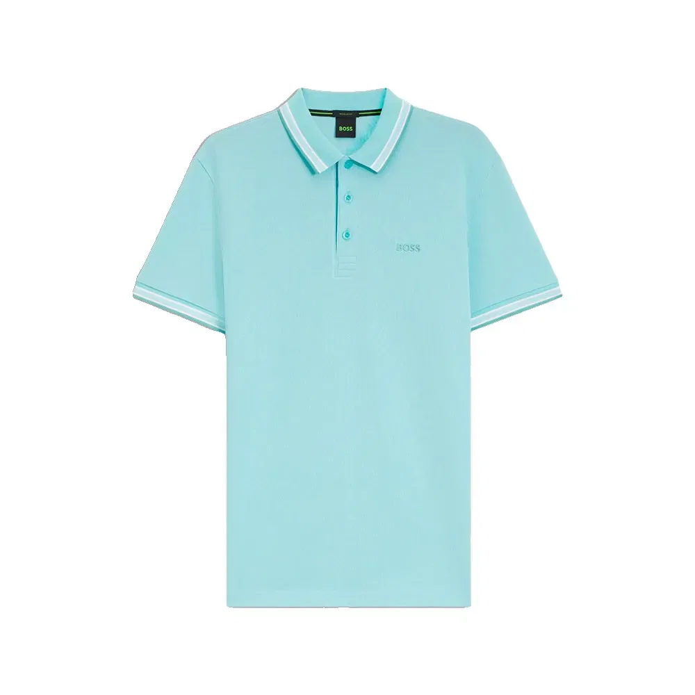 Мужское поло с коротким рукавом BOSS Paddy 10241663, Blue
