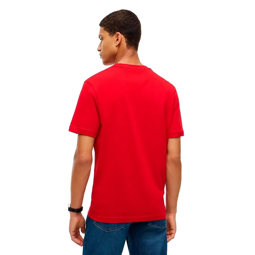Мужская футболка с вышивкой Embroidery Flag Tommy hilfiger, Red — фото 2