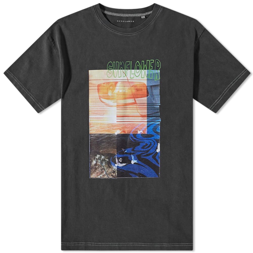 

Футболка Sunflower Washed Logo Tee, Серый, Футболка Sunflower Washed Logo Tee