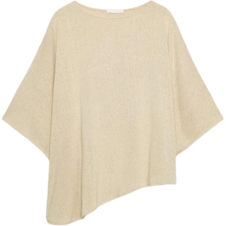 Женский трикотажный топ Light Beige ZARA, Светло-бежевый