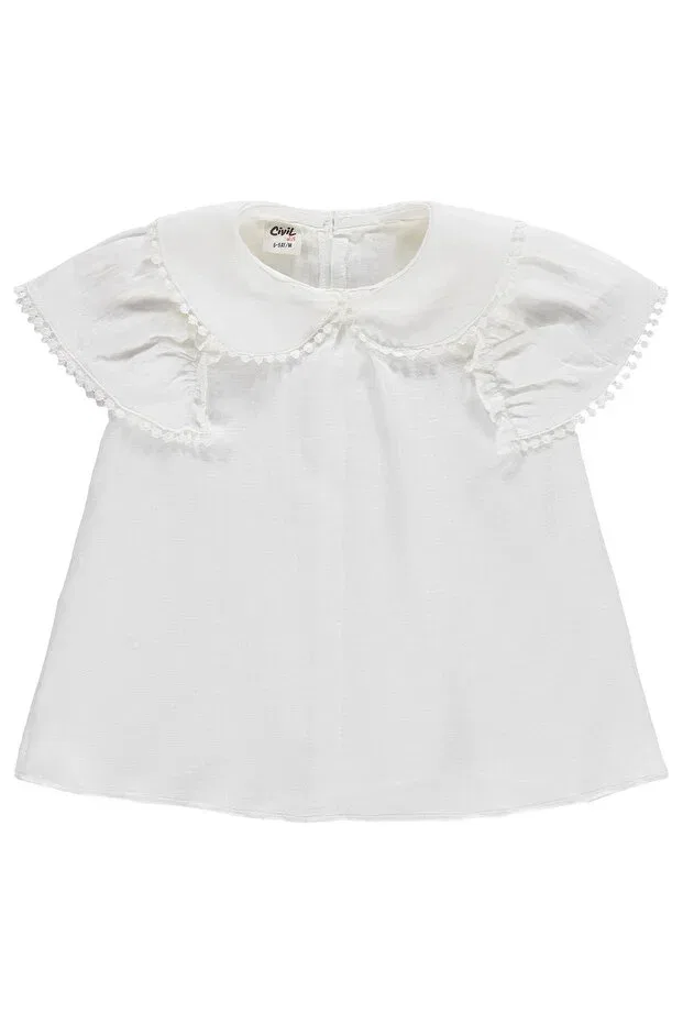 Детское платье для девочек хлопковое Civil Baby, White
