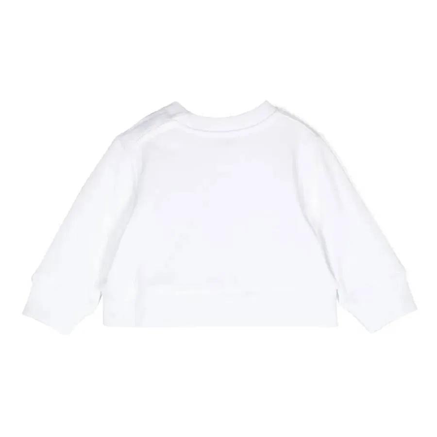 Свитшот с принтом Toddler Mathew Strawberry Printed Cotton Burberry, White — фото 2