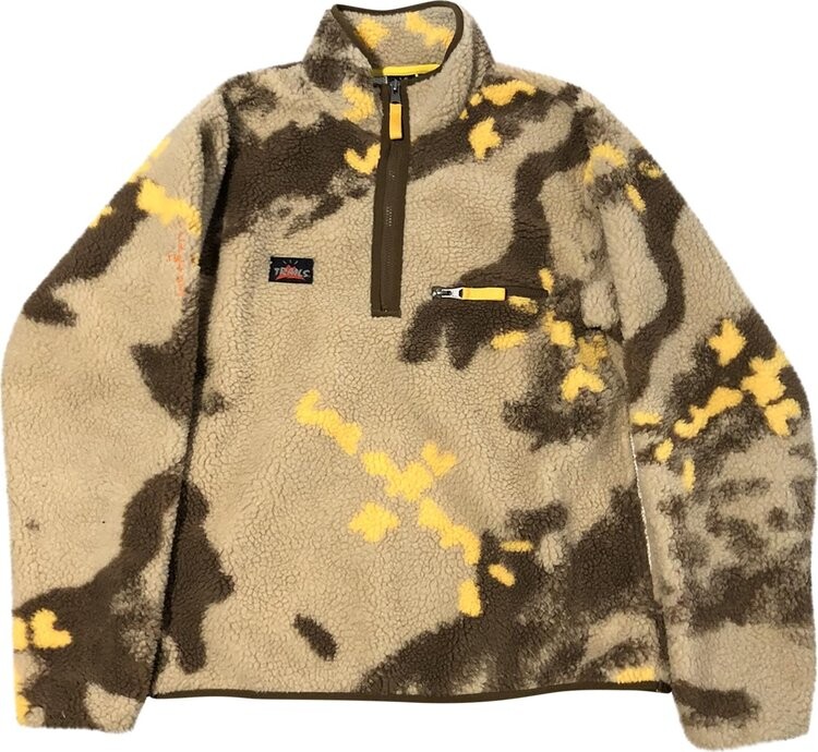 

Пуловер Cactus Jack by Travis Scott Half-Zip Sherpa Pullover 'Cream', кремовый, Бежевый, Пуловер Cactus Jack by Travis Scott Half-Zip Sherpa Pullover 'Cream', кремовый