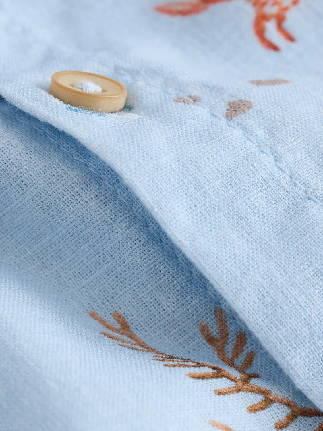 Рубашка на пуговицах стандартного кроя Next, Light Blue — фото 2