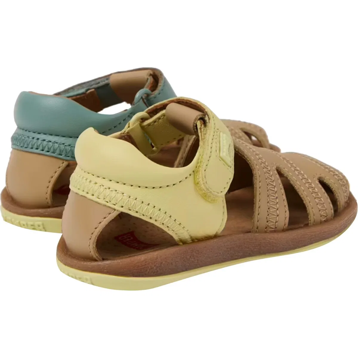Кеды детские Camper Bicho FW Twins Shoe, дизайн-перевертыш, коричневый — фото 3