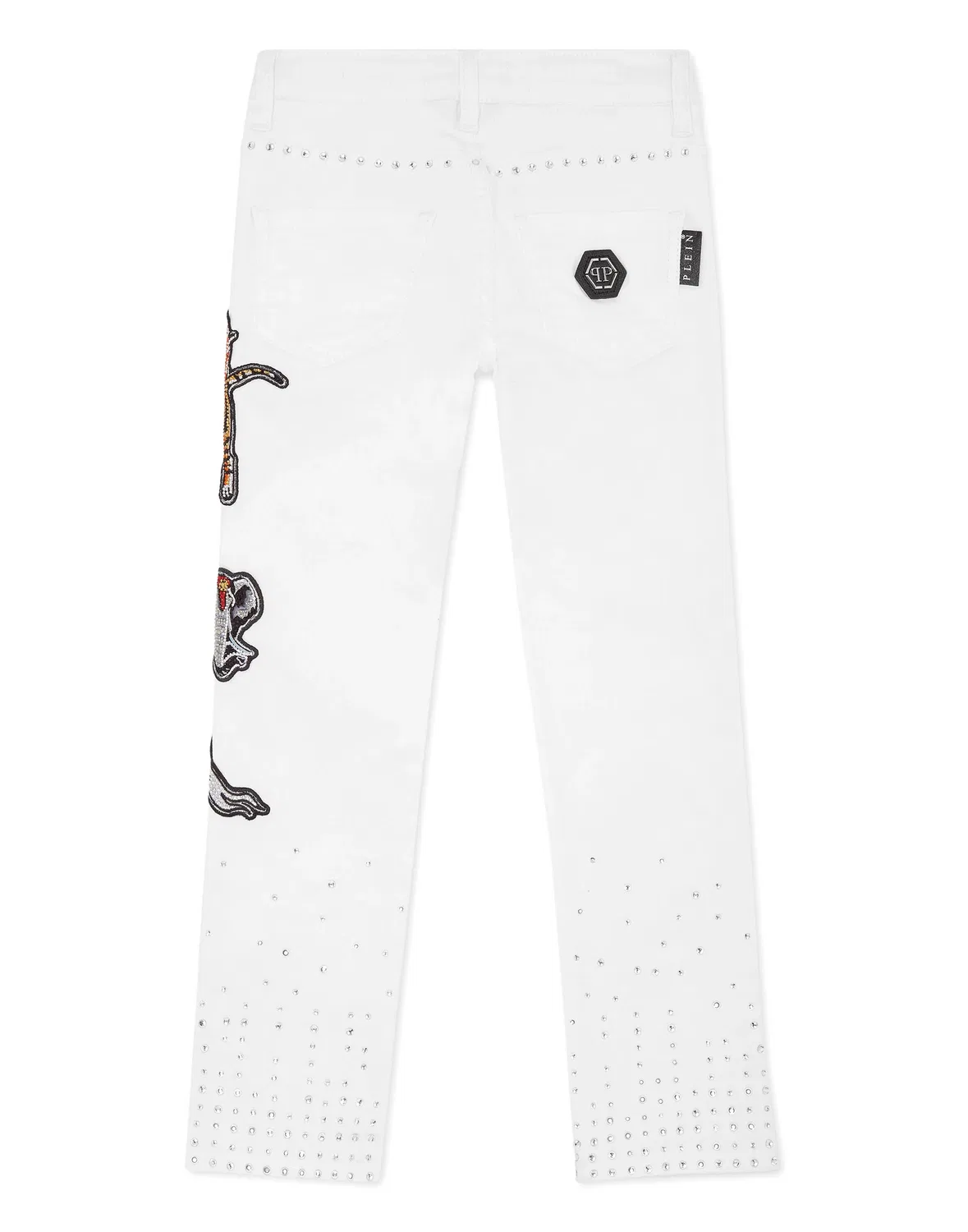 Детские джинсы свободного кроя с декором Colorful Circus PHILIPP PLEIN, Summersnow — фото 3