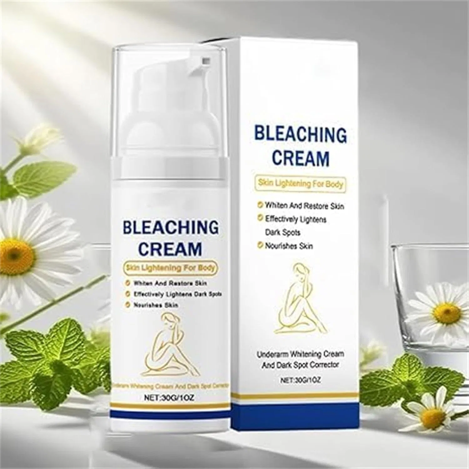 Крем для осветления кожи Yanobia MadWhite Underarm Whitening Cream, 30 г, White — фото 2