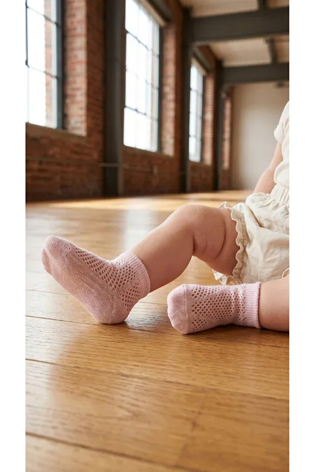 Детские носки для девочек хлопковые Basics Vizyon, Pink