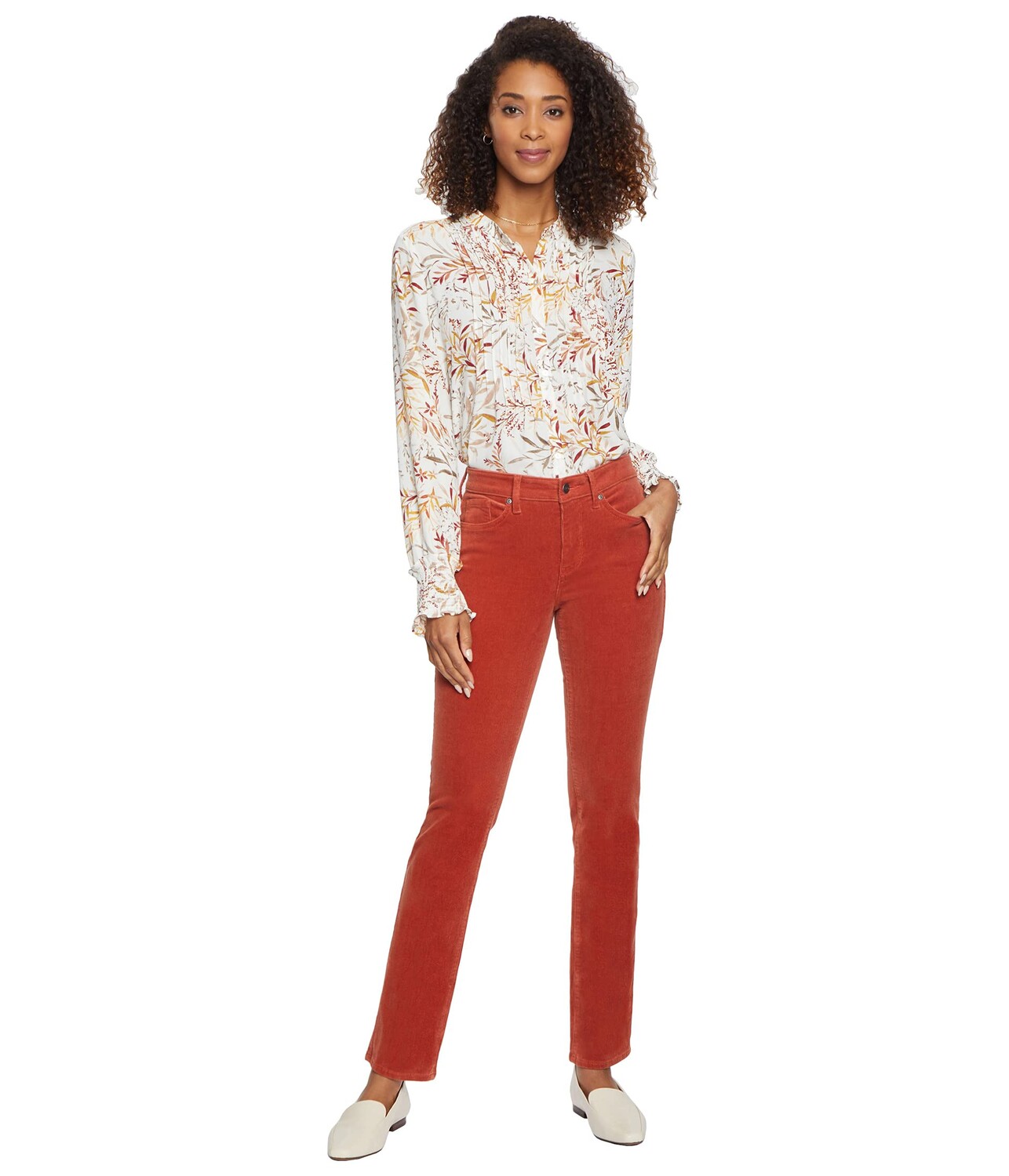 

Брюки NYDJ, Sheri Slim Pants, Коричневый, Брюки NYDJ, Sheri Slim Pants