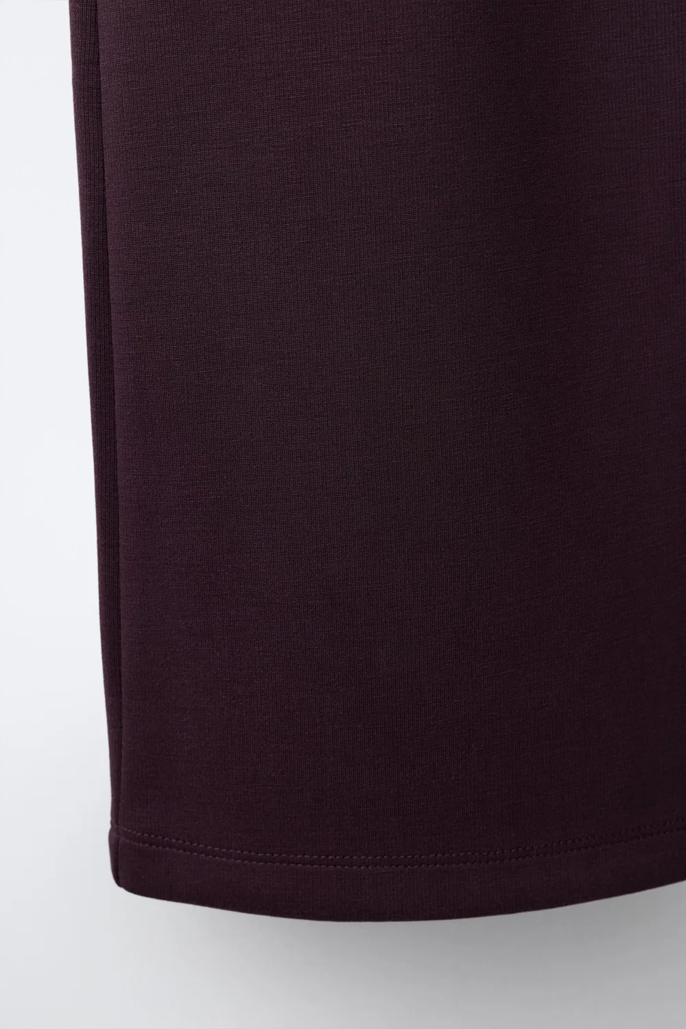 Спортивные брюки с широкими штанинами ZARA, Aubergine — фото 4