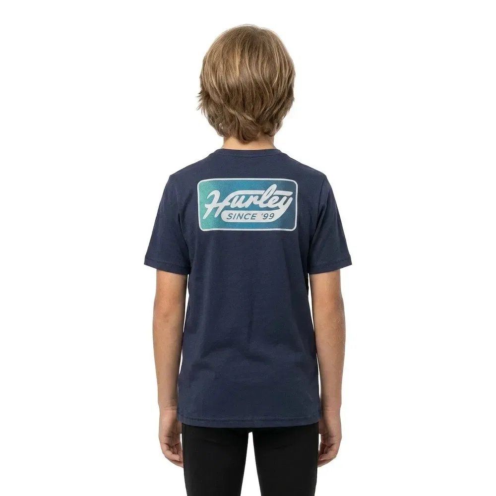 Детская футболка с коротким рукавом Cernyol 99S Hurley, Blue — фото 2