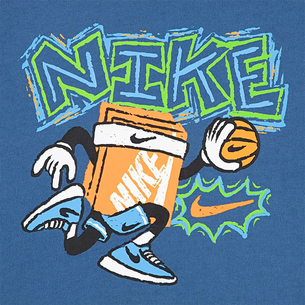 Футболка Nike Chalky Boxy Bball Nike, синий — фото 3