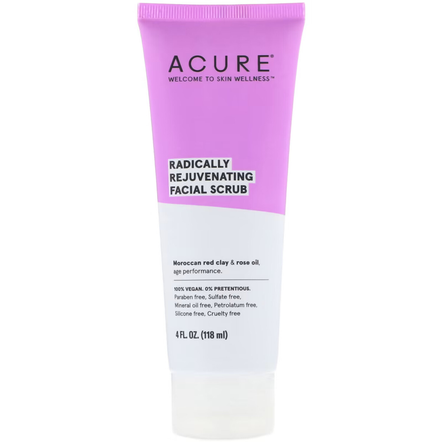 

ACURE, Radically Rejuvenating, скраб для лица, 118 мл (4 жидк. унции)
