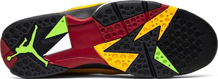 Кроссовки Air Jordan 7 Retro Low NRG Taxi, желтый — фото 4