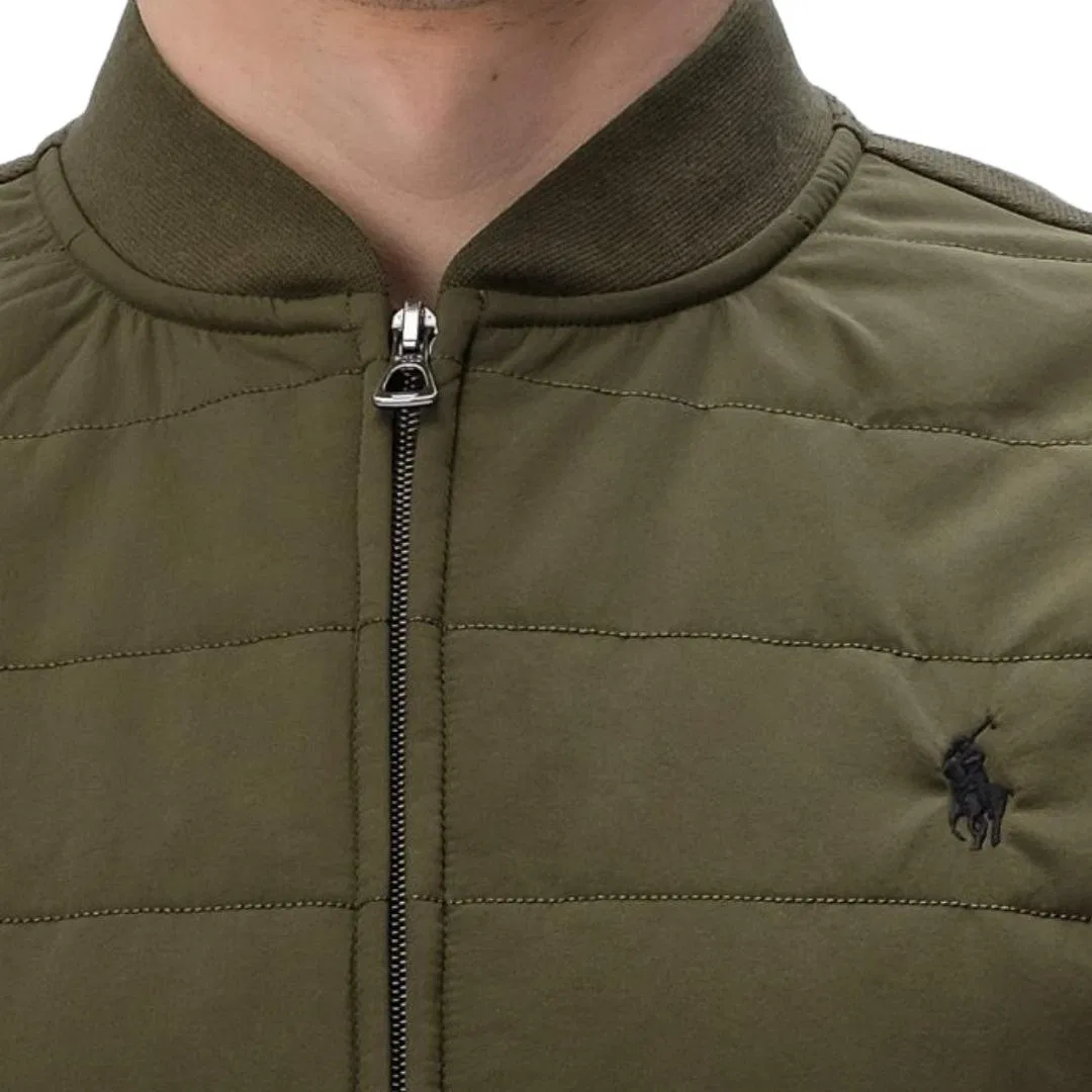 Мужской жилет с бейсбольным воротником Brown Polo Ralph Lauren — фото 4