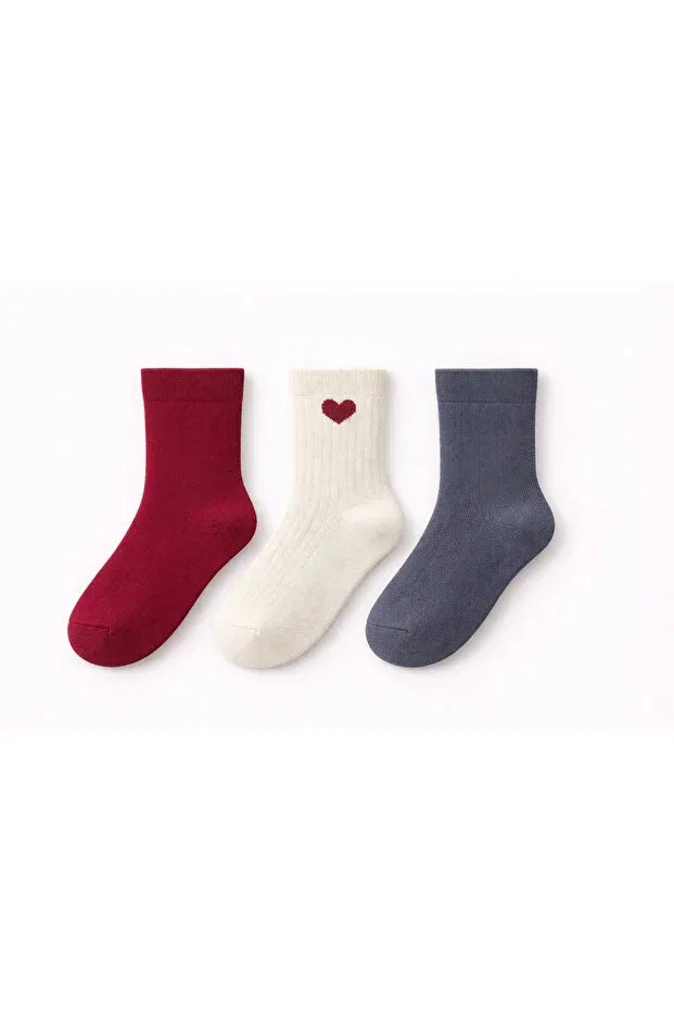Детские носки хлопковые набор из 3 пар Basics Solde Socks, Multicolor