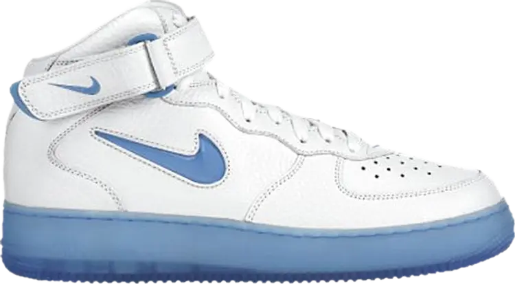 

Кроссовки Nike Air Force 1 Mid CL SC 'White Carolina Blue', белый