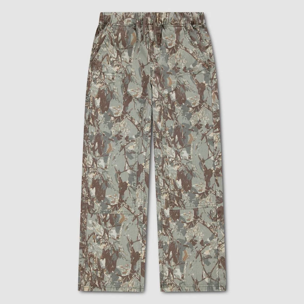 Рабочие брюки на резинке для мальчиков 4-7 лет Levi's, Olive Night - Green