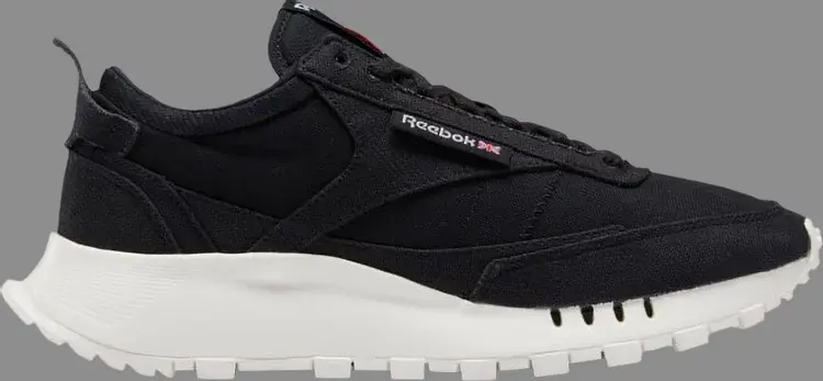 

Кроссовки classic leather legacy grow 'black chalk' Reebok, черный