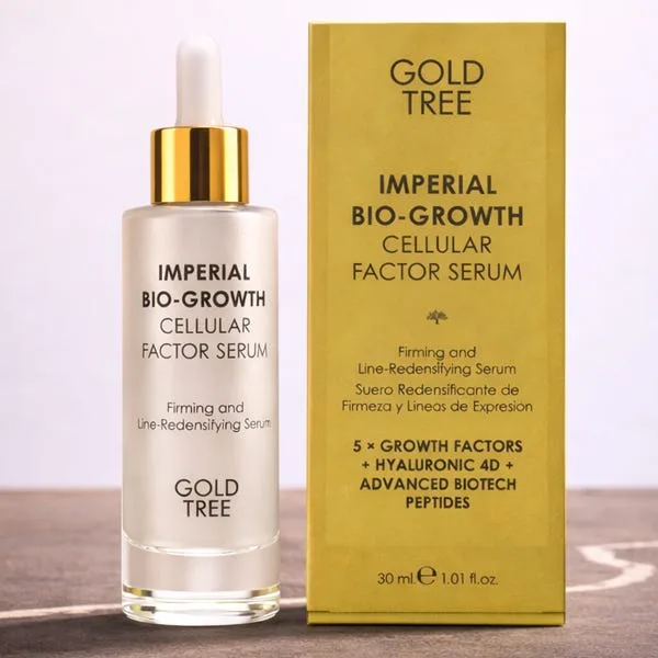 Сыворотка PERCENTAGE BY GOLD TREE — Глобальная антивозрастная , придающая объем и сияние. Imperial Lift Serum, 30 мл — фото 4